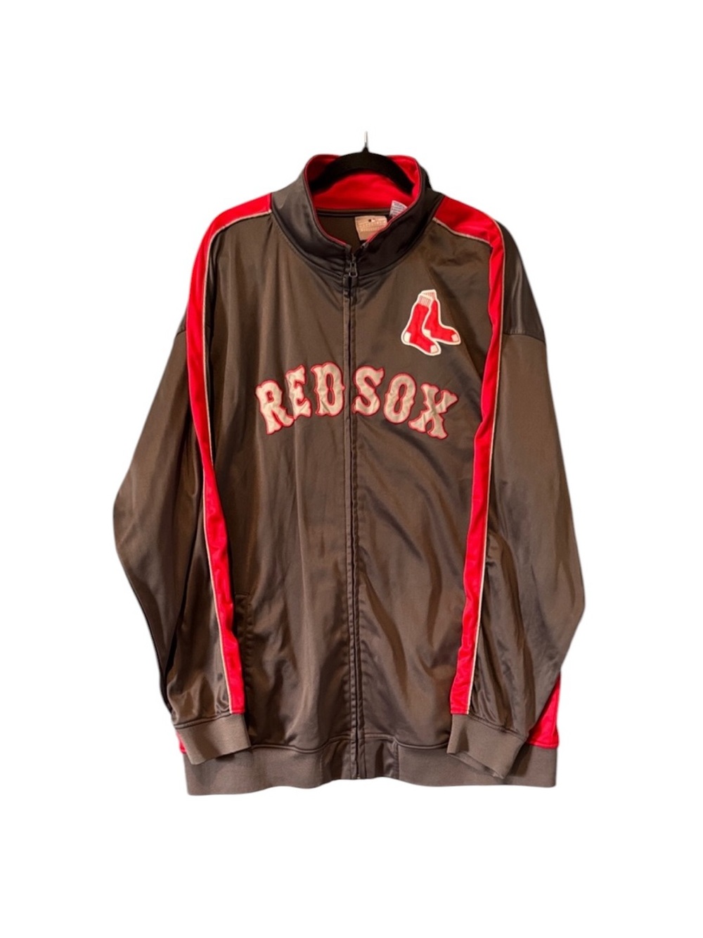 MLB Grey Red Sox Men's Jacket